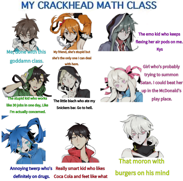 Hibiya's (Kagerou daze kid's) crackhead math class | Fandom