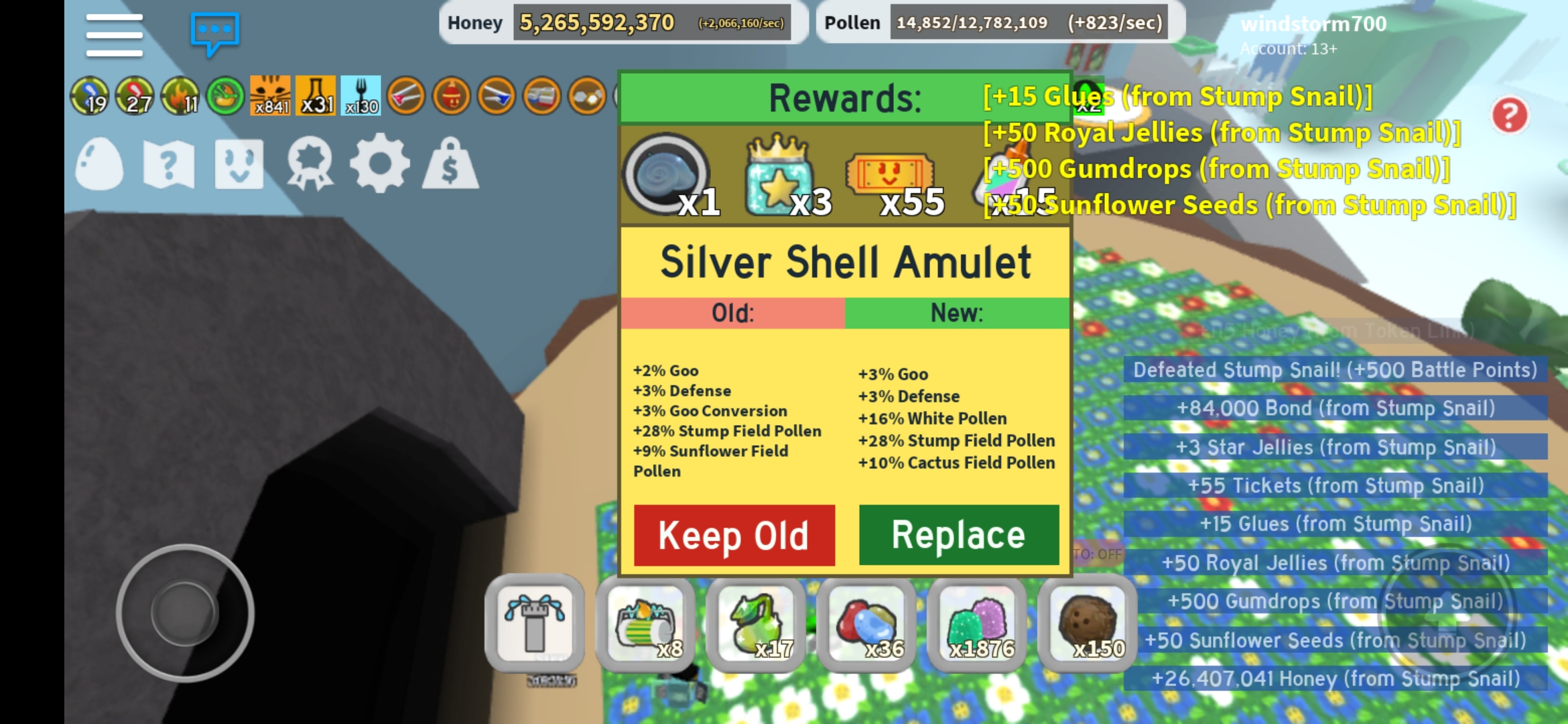 Bee Swarm Simulator Snail Amulet