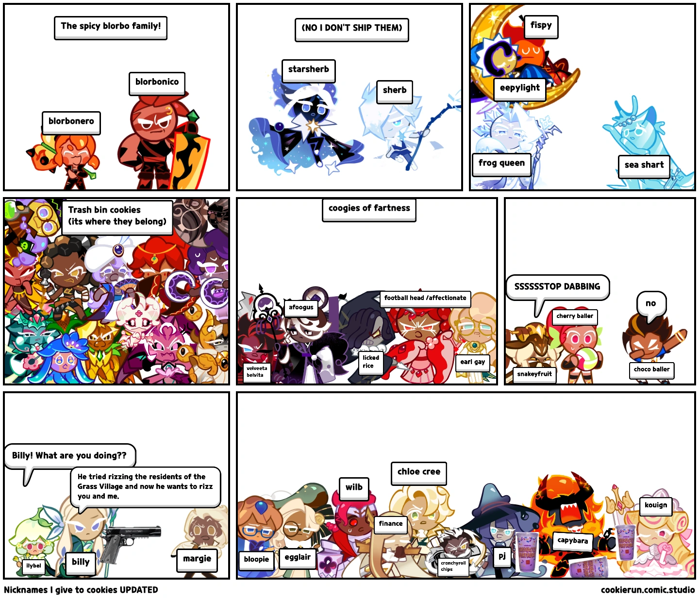 Silly cookie nicknames Updated Fandom