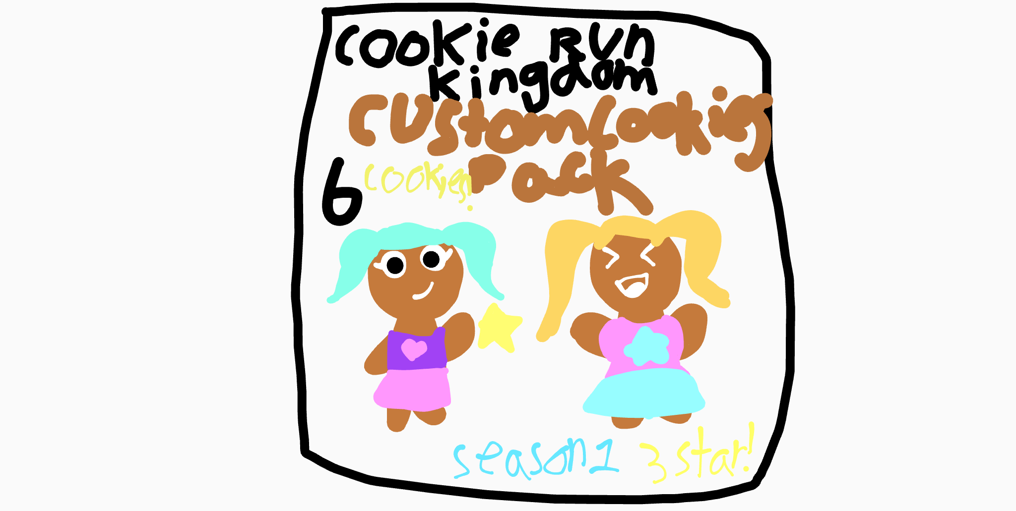 custom cookies pack! season 1 3 stars! | Fandom