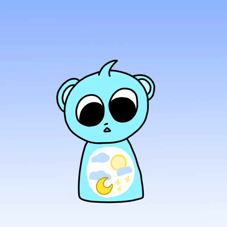 He looks like a care bear now Fandom