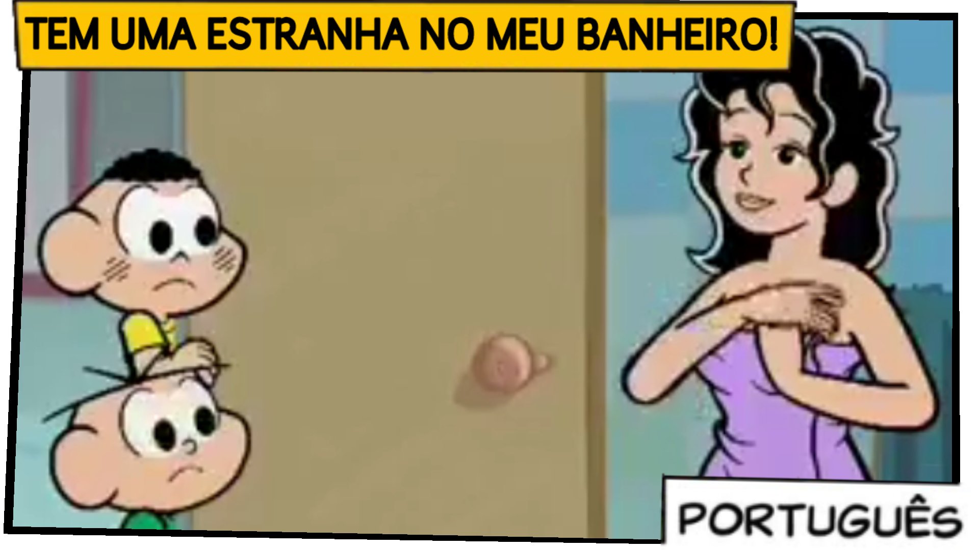 Gente Eu Fiz A Miniatura De Vídeo Do Episódio Deletado Tem Uma Estranha No Meu Banheiro 9128