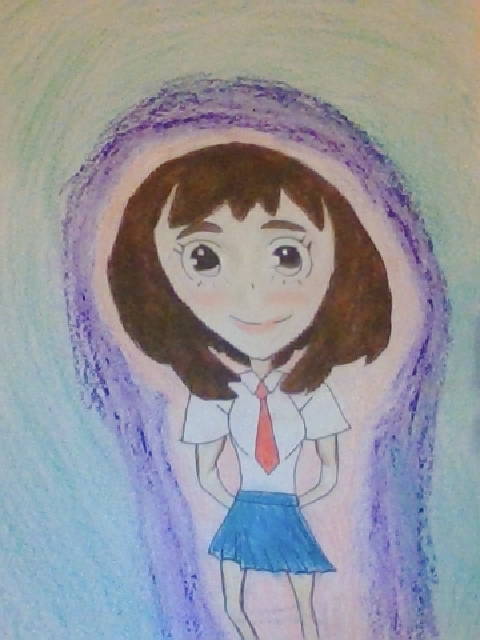 My Friends Drawing Of Uraraka Fandom