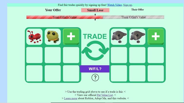 What's A Frog Worth In Adopt Me? - Adopt Me Trade Checker