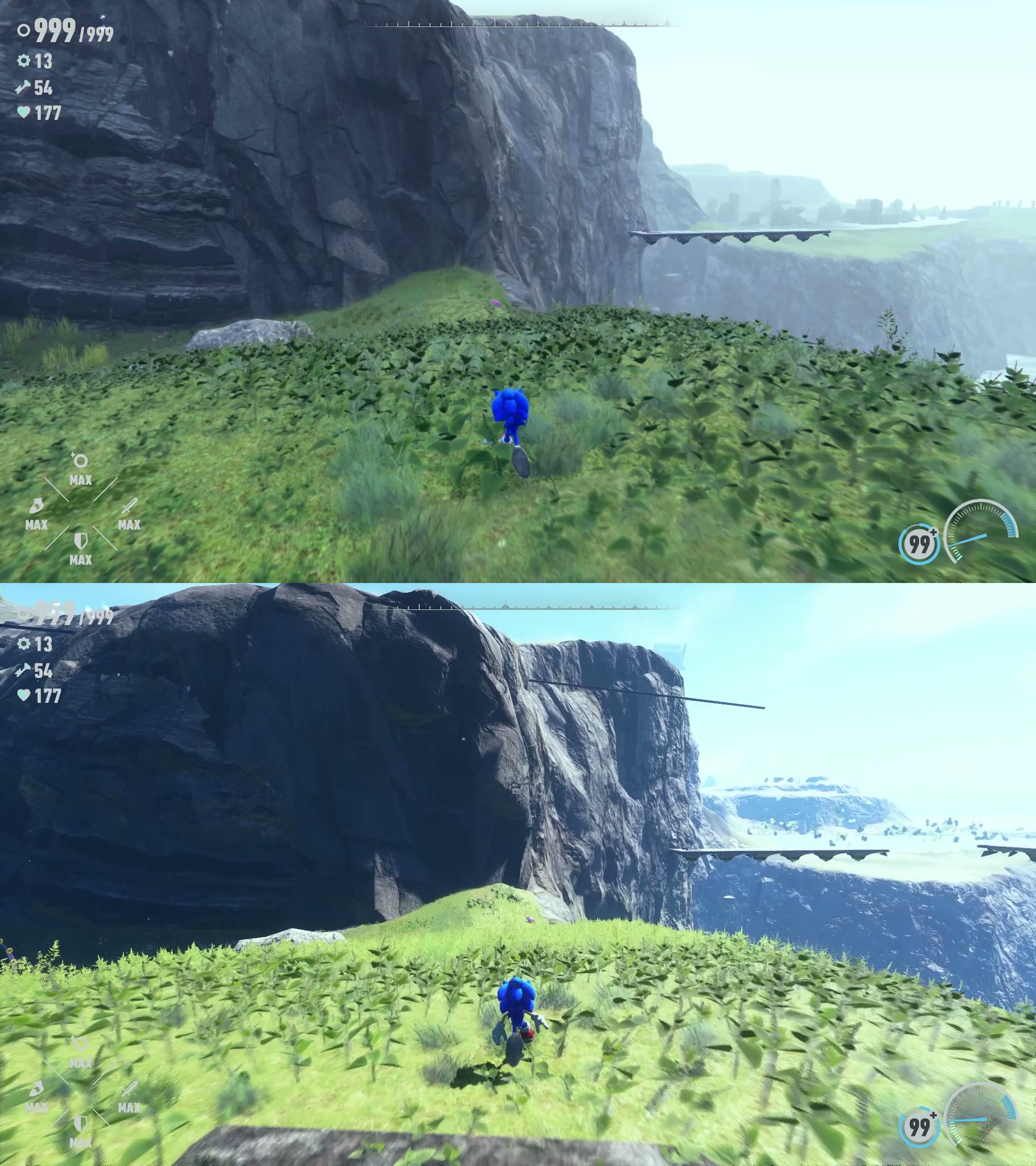 Sonic Frontiers Mod Fixes Pop-In, Shows More Of The Map At Once