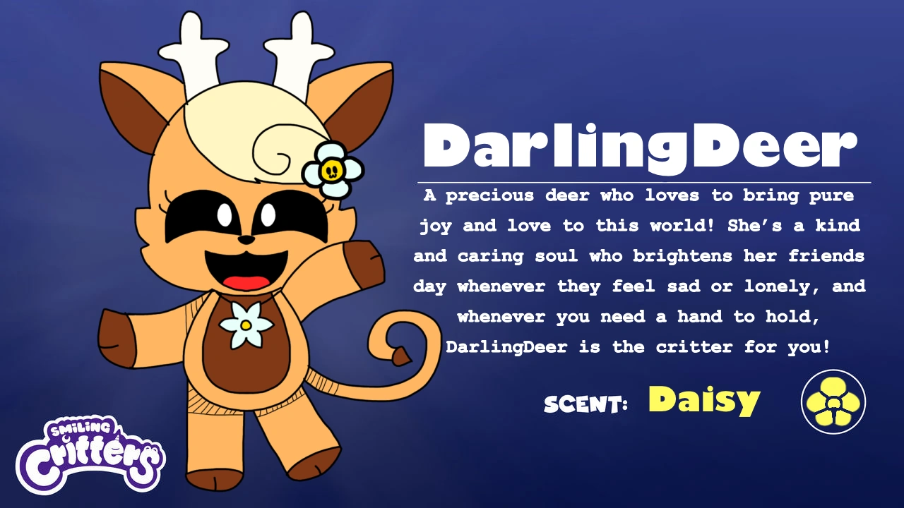 Smiling Critters Oc! DarlingDeer! 🌼🌼 Fandom