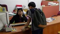 宜蘭縣員山鄉立圖書館一樓服務臺