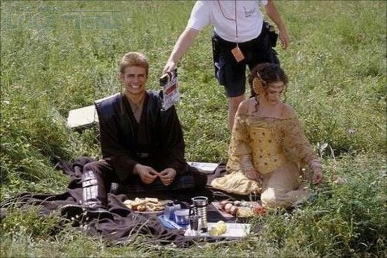 Aotc Hayden Christensen And Natalie Portman Behind The Scenes Fandom