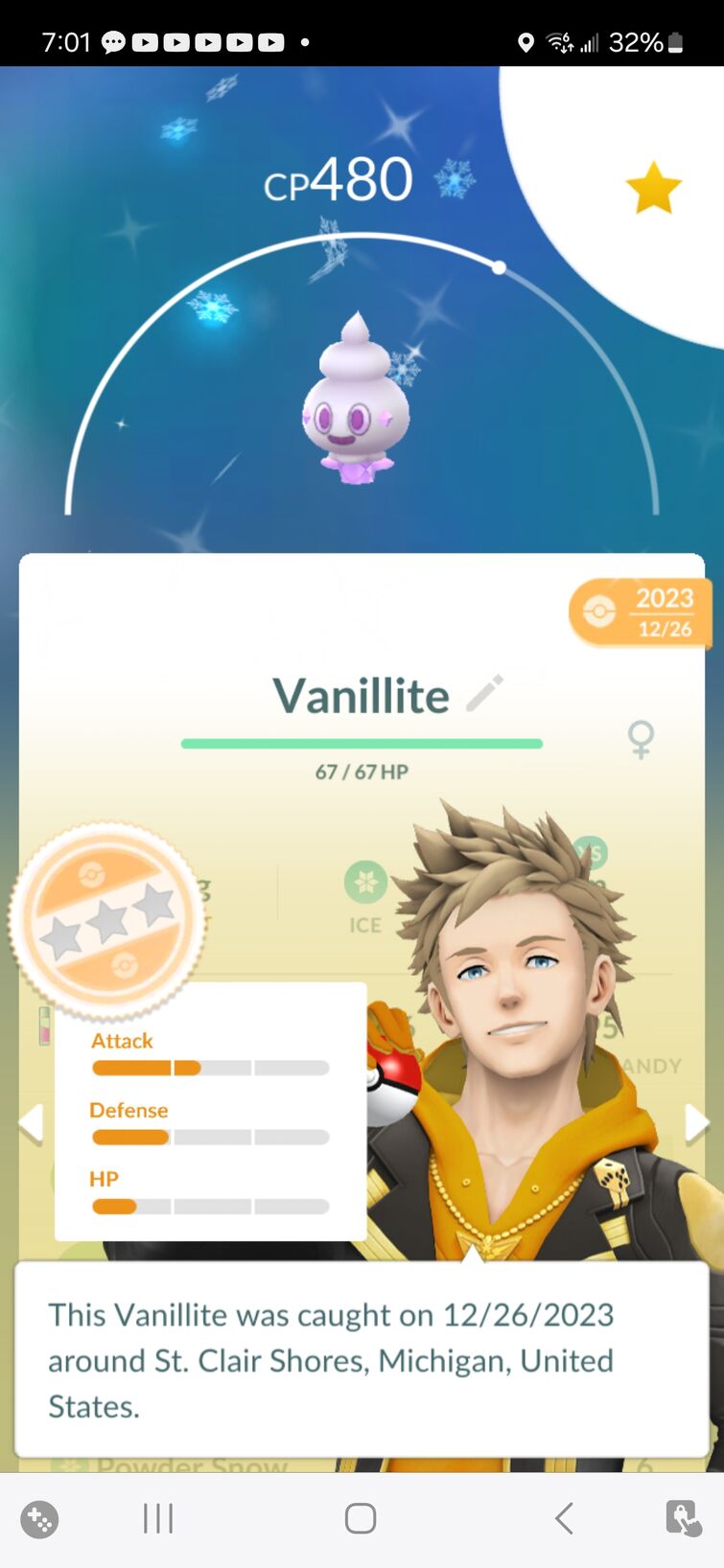 My first shiny lucky legendary hundo ! : r/pokemongo