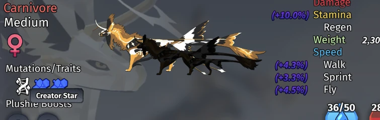 Selling | trading CC mutation aereis! (creator star) | Fandom