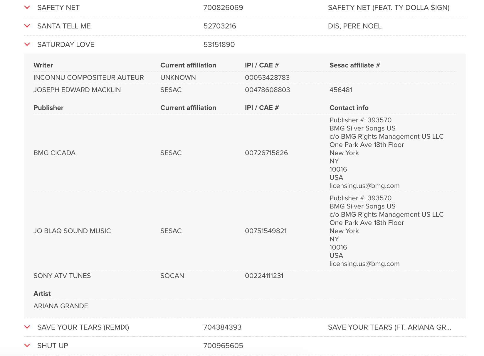 Ariana Grande Old Registered Unreleased Songs (New Old Unreleased Song ...