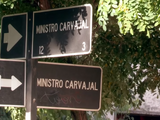 Esquina Ministro Carvajal con Ministro Carvajal