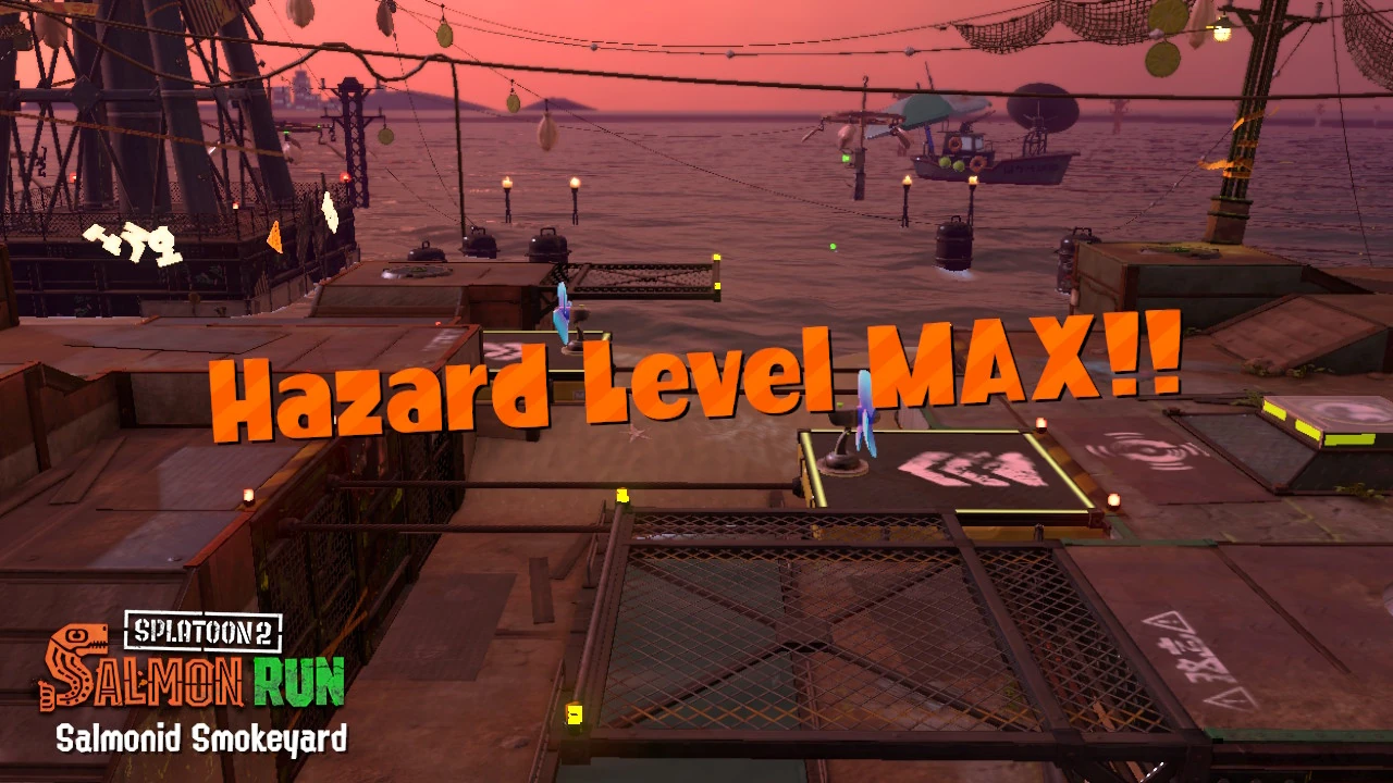 Made it to "Hazard Level Max" in salmon run the other day! Fandom