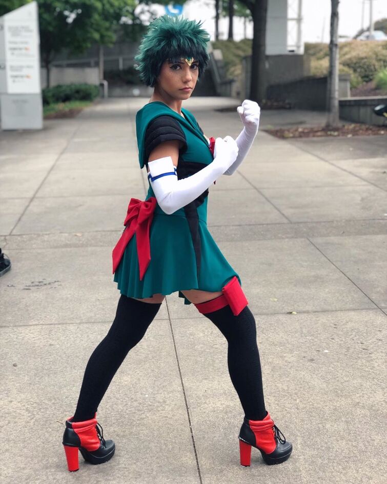 Sailor moon x Deku cosplay