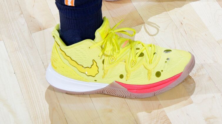 Spongebob is teaming up with kyrie Irving to release these.