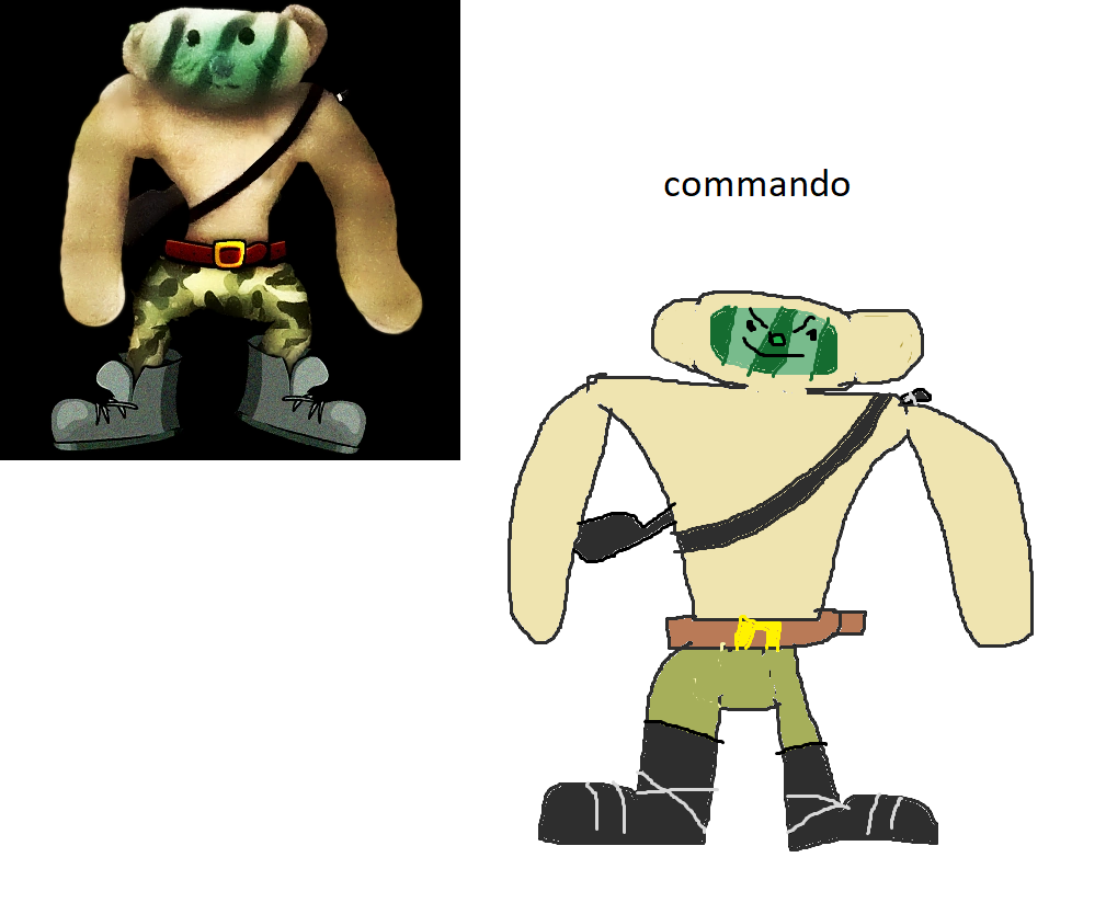 ABANDONED. on X: The bear skin of the day is: Commando from BEAR (Alpha)  and BEAR*! Description: GET TO ZE PUZZLE! Fact: Commando is the only skin  that has a footstep noise