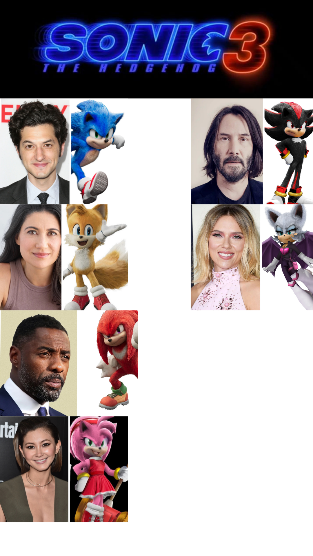 Sonic The Hedgehog 2024 Cast Voices Farrah Cariotta