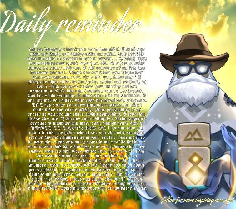 Sorry yall warrior of rizz got no rizz and secretly hacks the daily ...