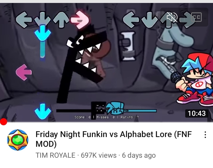 FNF vs Alphabet Lore (vs F) [Friday Night Funkin'] [Mods]