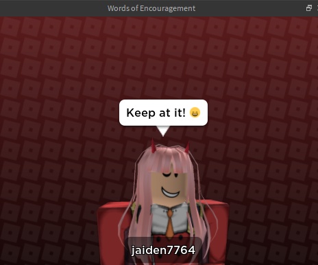 Bruh Zerotwo Is Encouraging Me My Friend Is Wearing A 02 Outfit Fandom - roblox zero two outfit