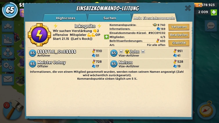 Suchen noch 1 aktiven Mitspieler ??