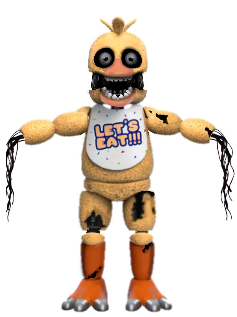 withered chica action figure