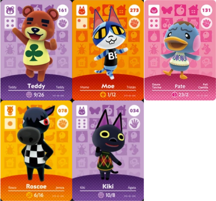 Manfiter 1 to 50 Animal Crossing Card Amiibo Universal for NS Games Amiibo  Card Set For NS switch Amiibo Carte Series - Walmart.com