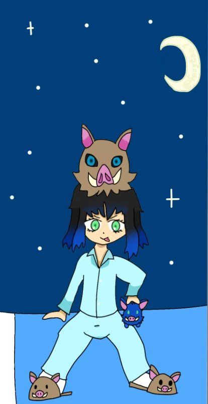 Inosuke for sleepy time collab 😴 | Fandom