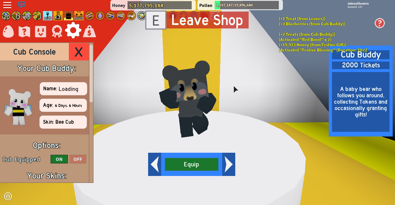 Cub Buddy In Robux Shop And Ticket Tent Fandom - robux 120