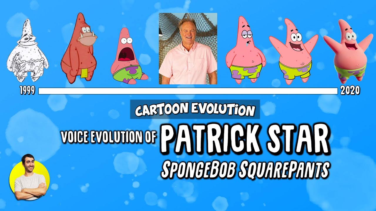 Voice Evolution of PATRICK STAR (SPONGEBOB) 21 Years Explained Fandom