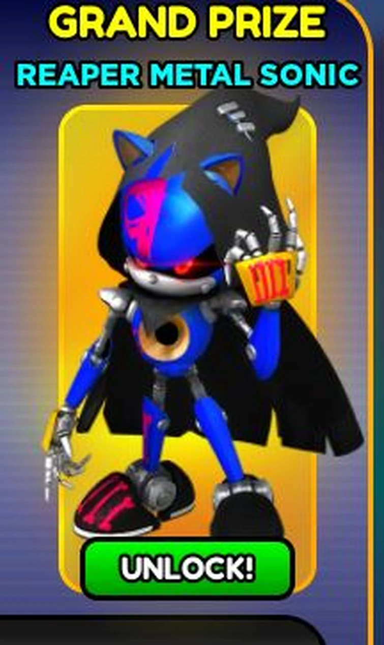 Reaper Metal Sonic Halloween 2022 - Sonic - Fanart by