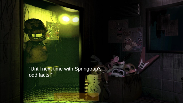 FNAF 3 Hybrid Theory ( when people though that Springtrap was a