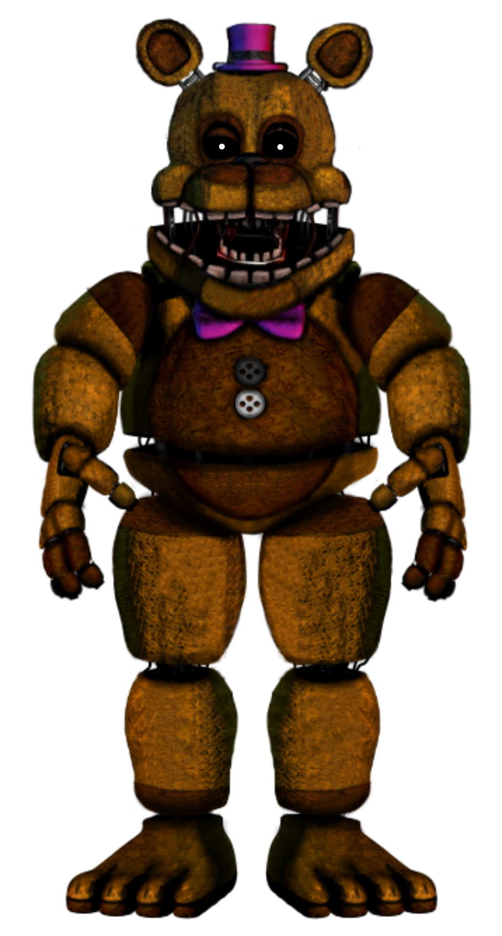 UCN Fredbear redesign (Remake) : r/fivenightsatfreddys