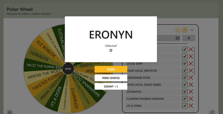 Creatures of Sonaria  Spin the Wheel - Random Picker