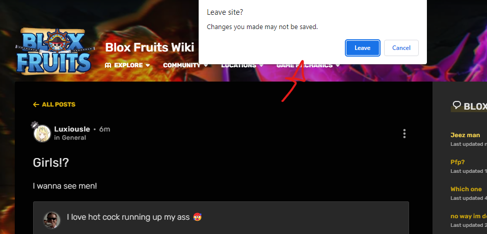 Caught in 4k being on blox fruits wiki