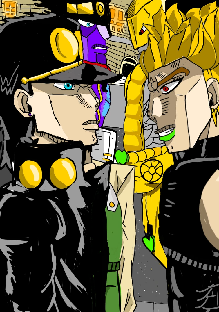 Here Is A Dio Vs Jojo Fanart Fandom