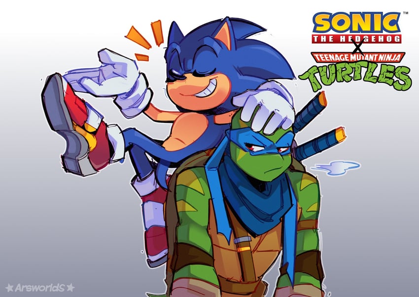 A special collaboration of Sonic the Hedgehog and Ninjala