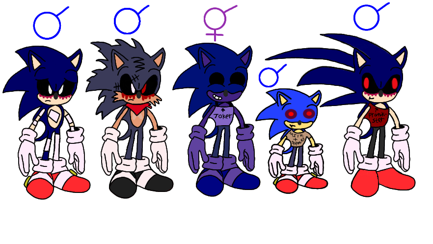 Sonic.exe and Tails Doll Boyfriend Scenarios