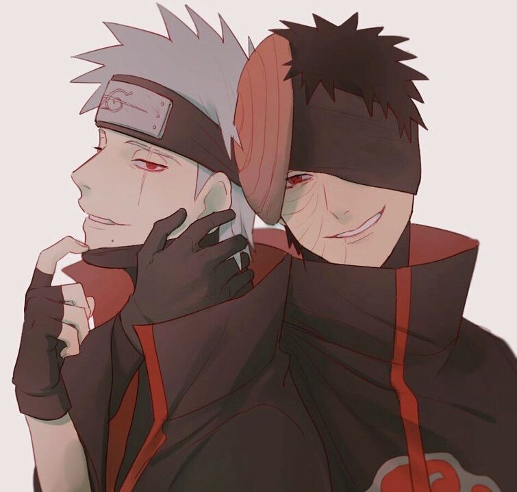 Kakashi Looks So Cool As A Uchiha And Teaming Up With Obito Fandom