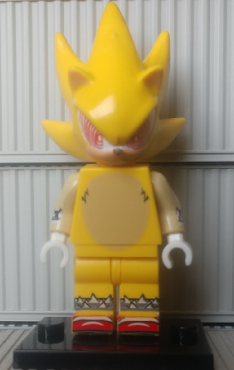 Fleetway super Sonic (Sonic) Custom Action Figure