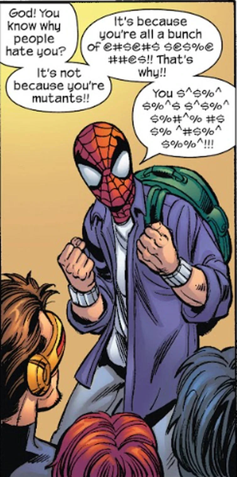 Ultimate SpiderMan roasts the XMen Fandom