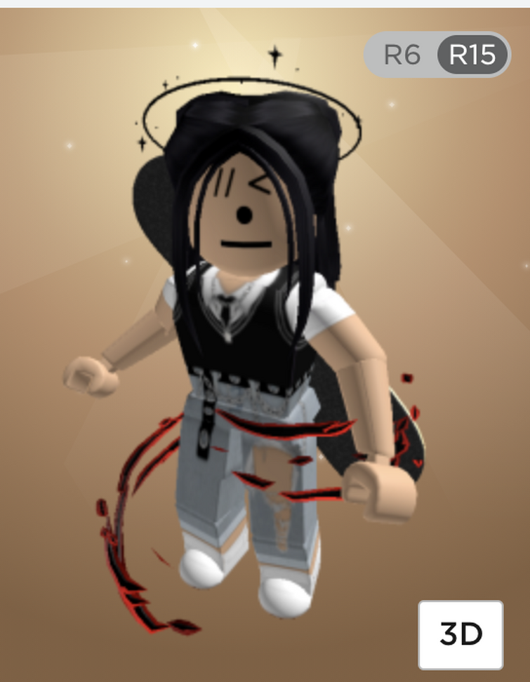 Goth Girl Face - Roblox