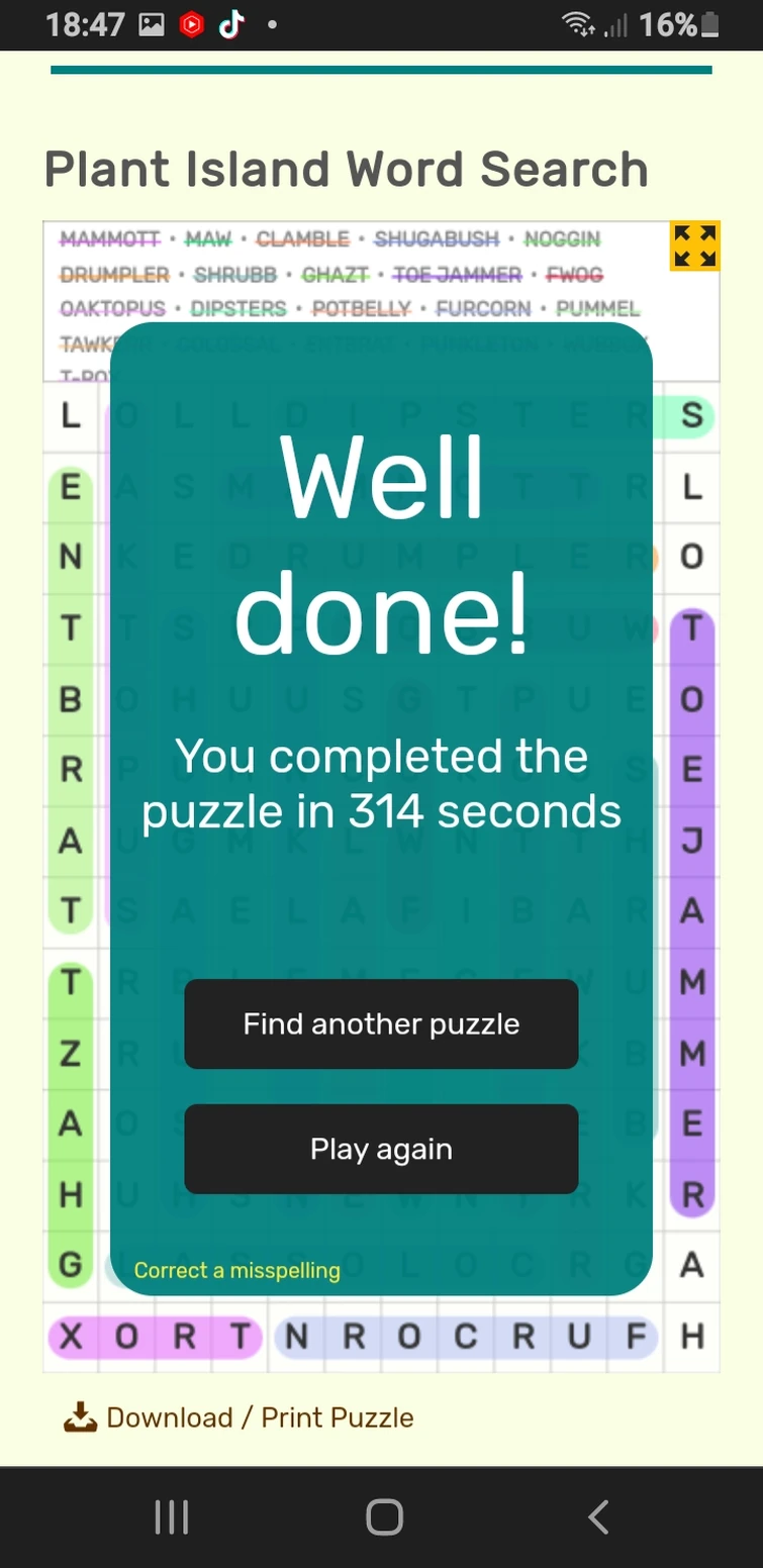 Plant Island Word Search Fandom