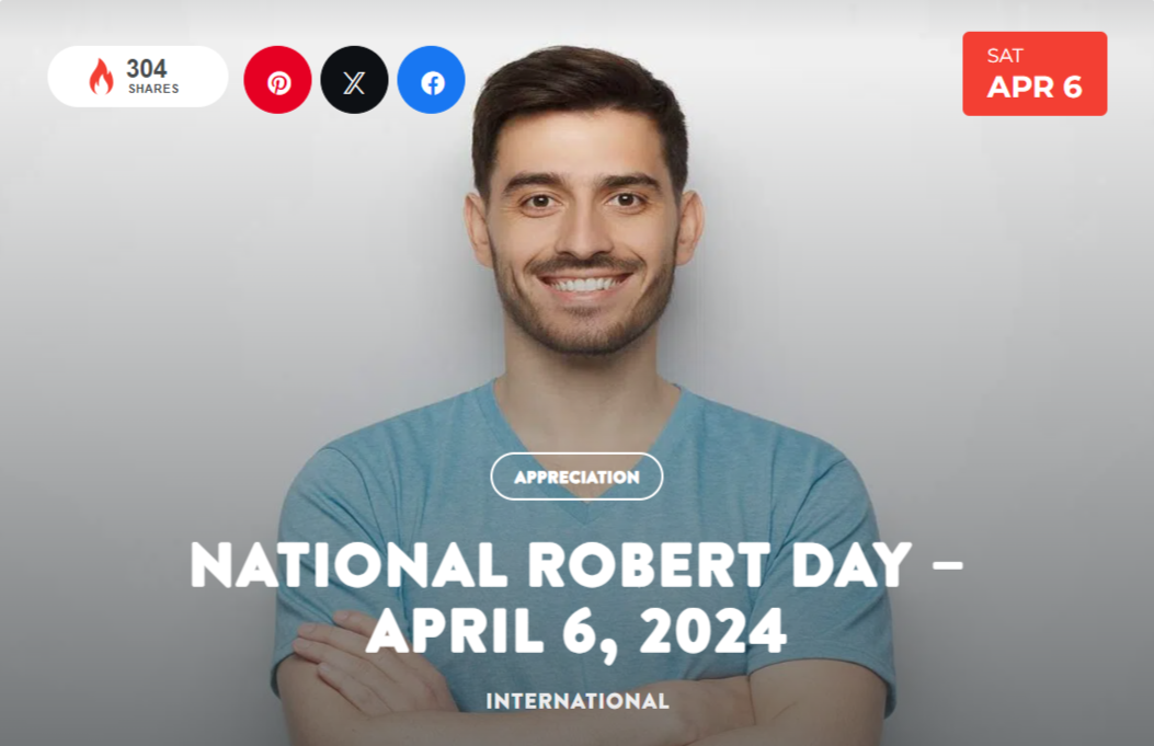 Happy National Robert Day! Fandom