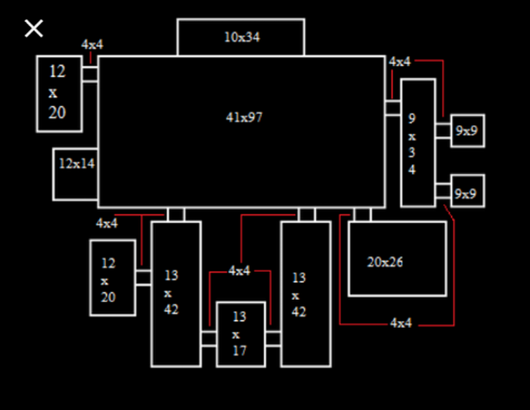 План карты фнаф 3