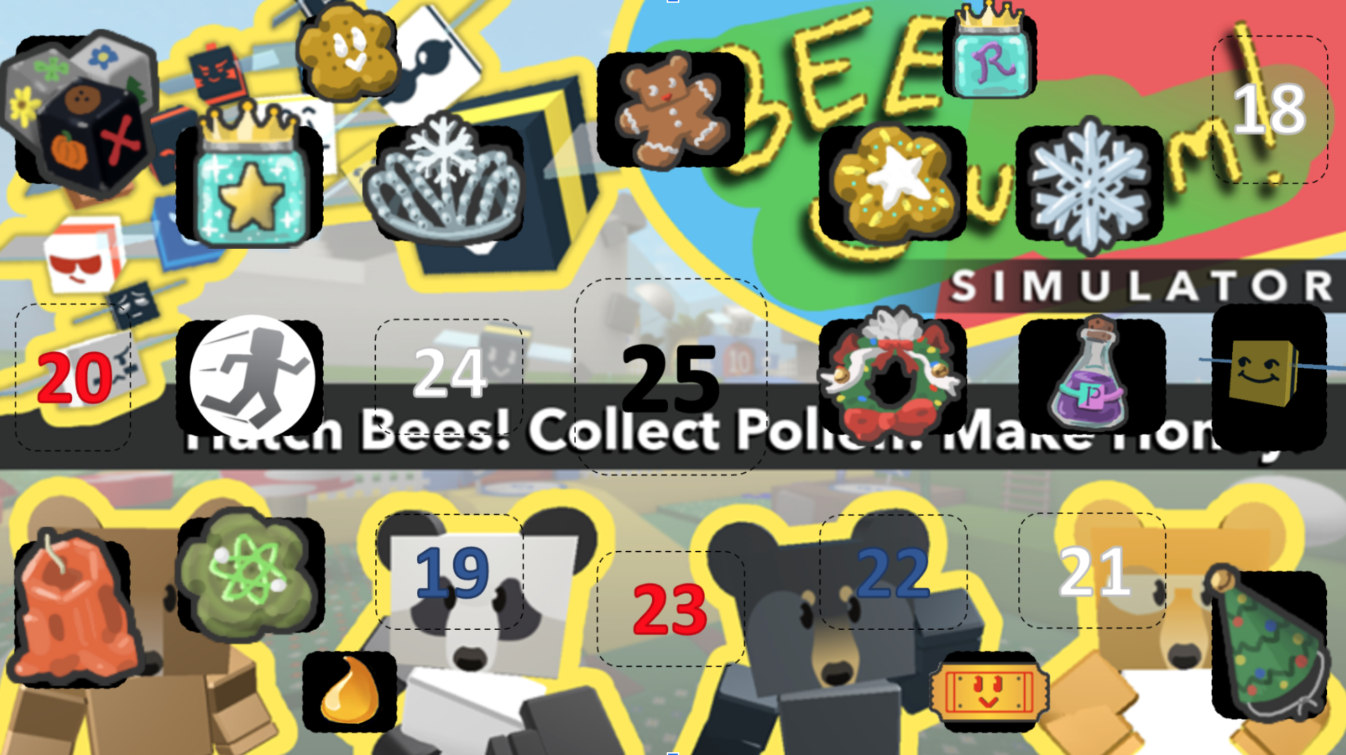 Bee swarm advent calendar Countdown to Beesmas Day 17 & 18 Fandom