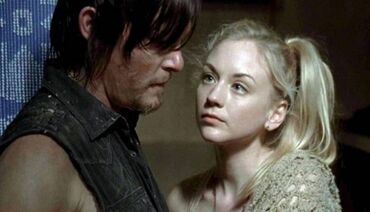 the walking dead daryl and beth kiss