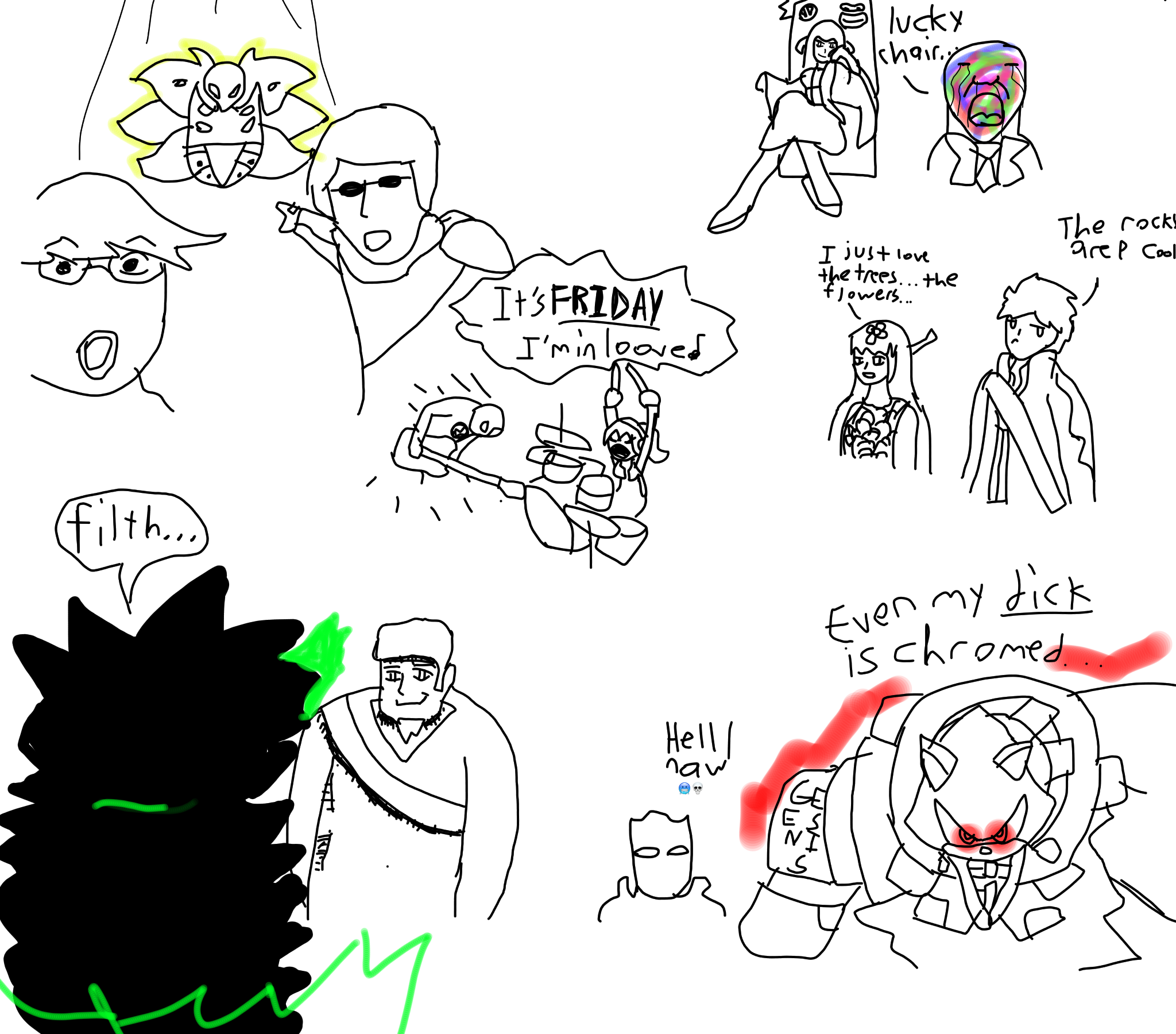 Bored as shit sketches fandom