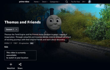 Prime Video: Thomas and Friends - Season 1