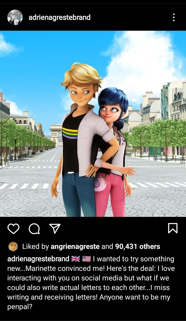 Adrien's instagram account is also Active again | Fandom